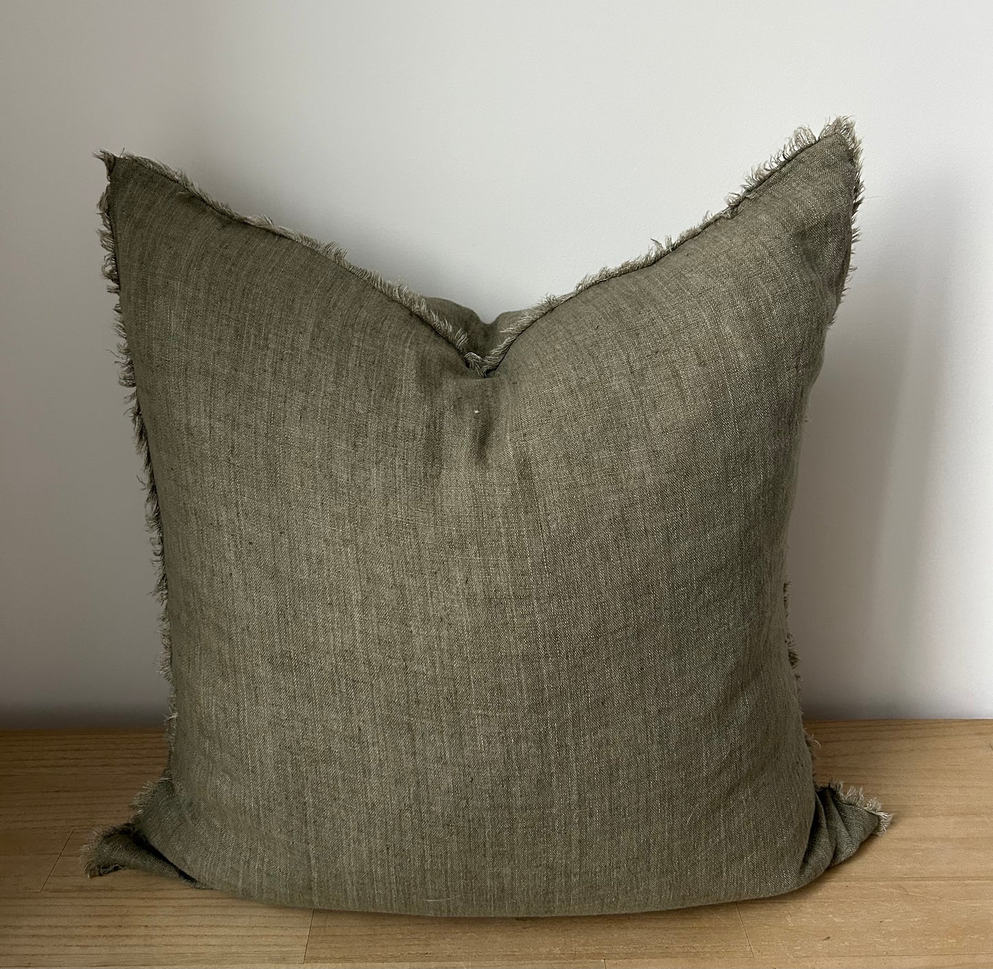 Lina Linen Pillow, Shadow