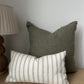 Natural Striped Pillow