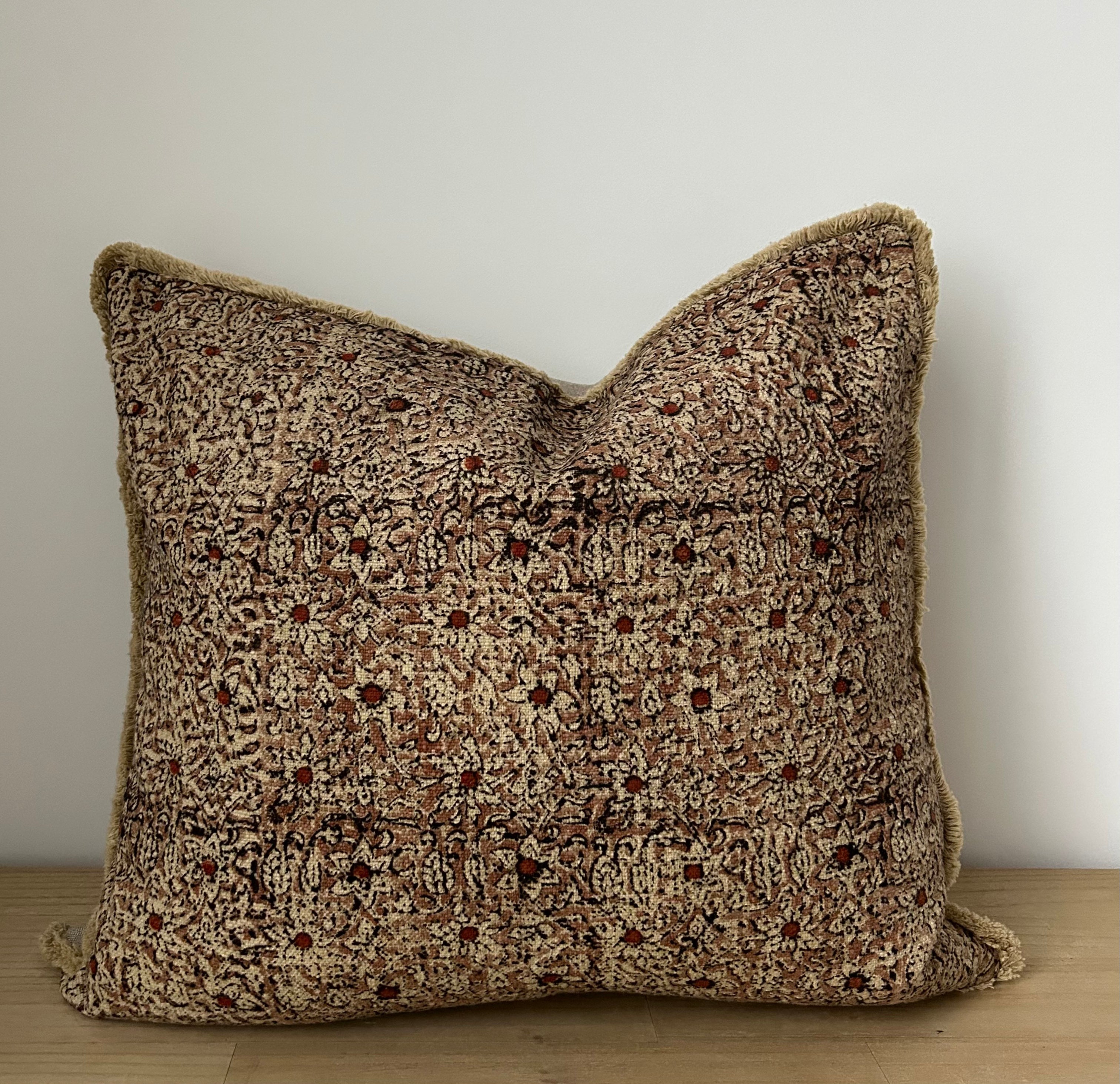 Cassia Block Print Pillow